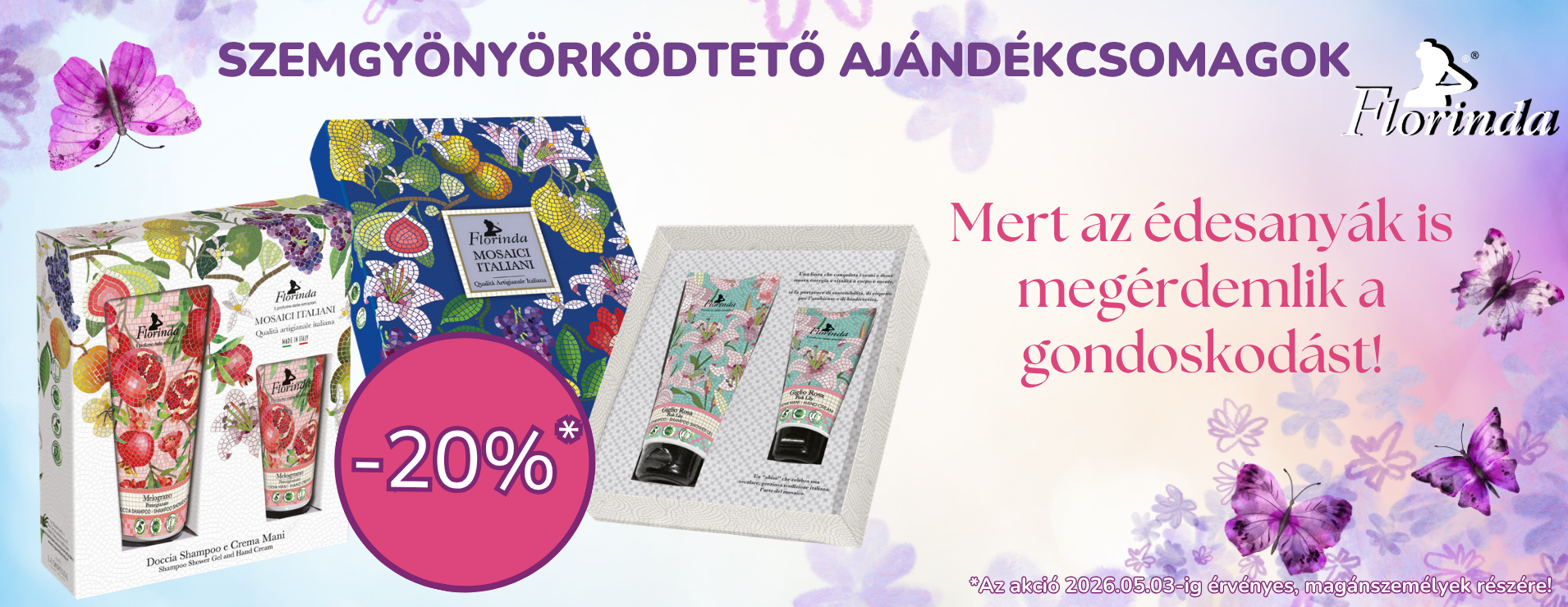 Onlinekosar_akcio_florinda_mozaik_ajandekcsomagok