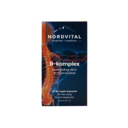 Nordvital B-komplex 60 db vegán kapszula