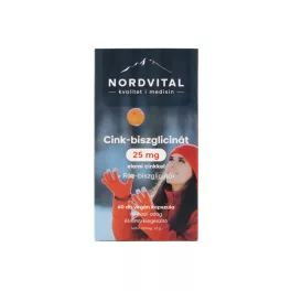 Nordvital Cink-biszglicinát + Réz 60 db vegán kapszula