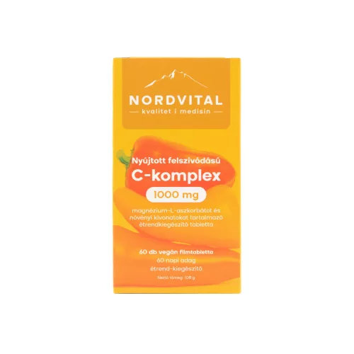 Nordvital C-vitamin komplex Retard 1000 mg 60 db