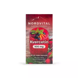 Nordvital Kvercetin 500 mg 60 db vegán kapszula