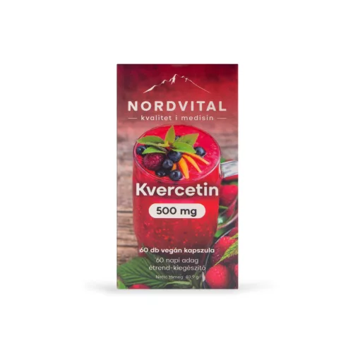 Nordvital Kvercetin 500 mg 60 db vegán kapszula