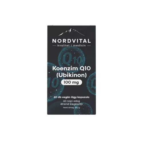 Nordvital Koenzim Q10 Ubikinon 60 db kapszula