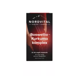 Nordvital Boswellia-Kurkuma Komplex 60 db vegán kapszula