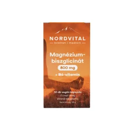 Nordvital Magnézium-biszglicinát +B6 30 db kapszula