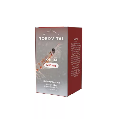 Nordvital Krill Olaj 60 db lágy kapszula