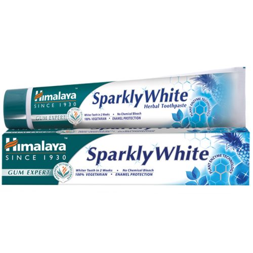 Himalaya Sparkly White fogfehérítő gyógynövényes fogkrém 75ml (szépséghibás)