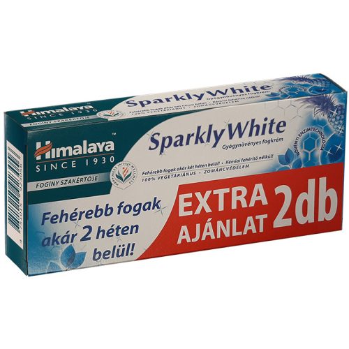 Himalaya Sparkly White fogfehérítő gyógynövényes fogkrém 2x75ml