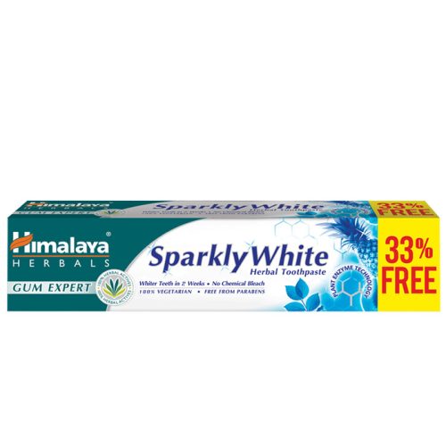 Himalaya Sparkly White fogfehérítő gyógynövényes fogkrém 75+25ml