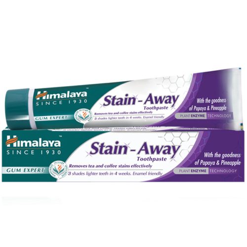 Himalaya Stain Away folteltávolító és fogfehérítő gyógynövényes fogkrém 75ml (szépséghibás)