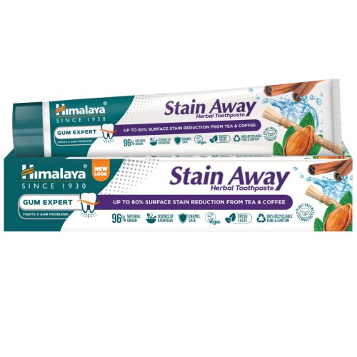 Himalaya Stain Away folteltávolító és fogfehérítő gyógynövényes fogkrém 75ml