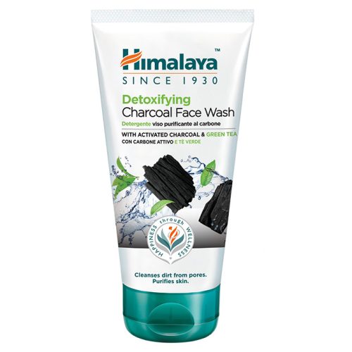 Himalaya Méregtelenítő arclemosó gél aktív szénnel és zöld teával 150ml