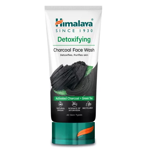 Himalaya Méregtelenítő arclemosó gél aktív szénnel és zöld teával 150ml