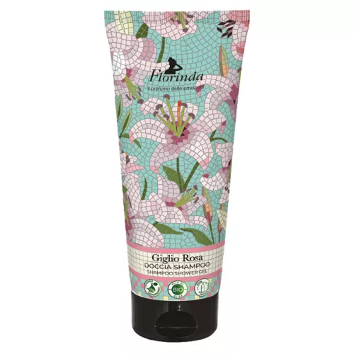 Florinda tusfürdő és sampon - Mozaik - Rózsaszín Liliom 200ml