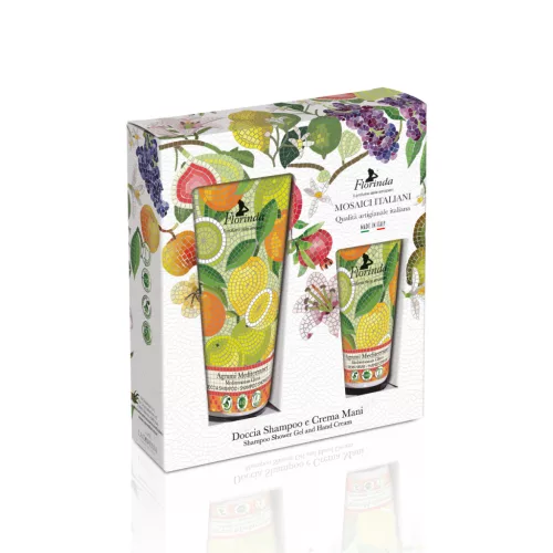 Florinda Mozaik Díszdoboz - Mediterrán citrus