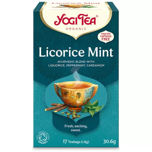 Yogi Tea® Édesgyökér bio tea mentával 30,6 g