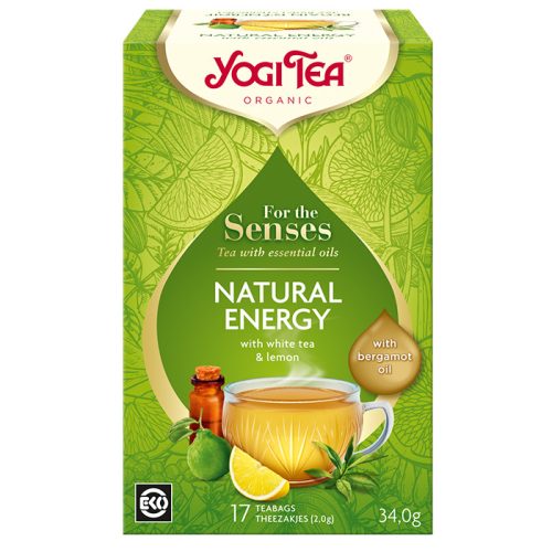 Yogi Tea® Bio tea az érzékeknek - Természetes energia 34g
