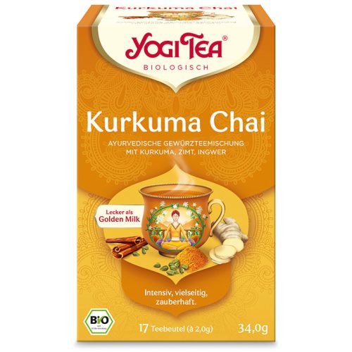 Yogi Tea® Kurkuma chai bio tea 34g (szépséghibás)