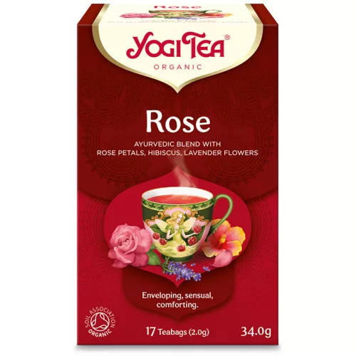 Yogi Tea® Rózsa bio tea 34 g