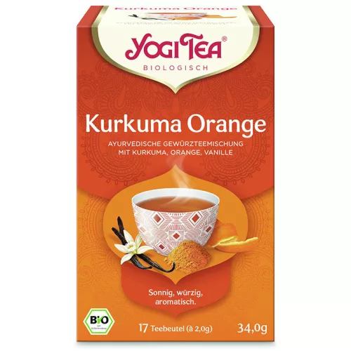 Yogi Tea® Kurkuma narancs bio tea 34 g