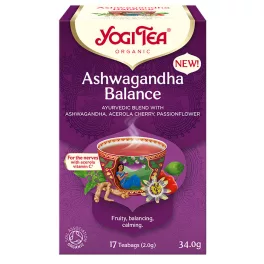   Yogi Tea® Ashwagandha Egyensúly bio tea 34 g (szépséghibás)