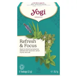 Yogi® Frissesség és fókusz bio tea 35,7 g