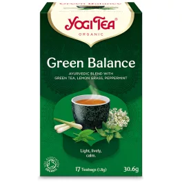 Yogi Tea® Zöld egyensúly bio tea 30,6 g