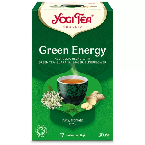 Yogi Tea® Energizáló zöld bio tea 30,6 g