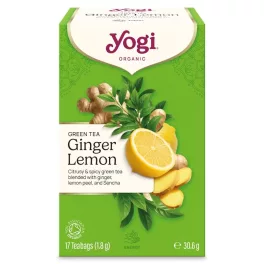 Yogi® Bio zöld tea gyömbérrel és citrommal 30,6 g
