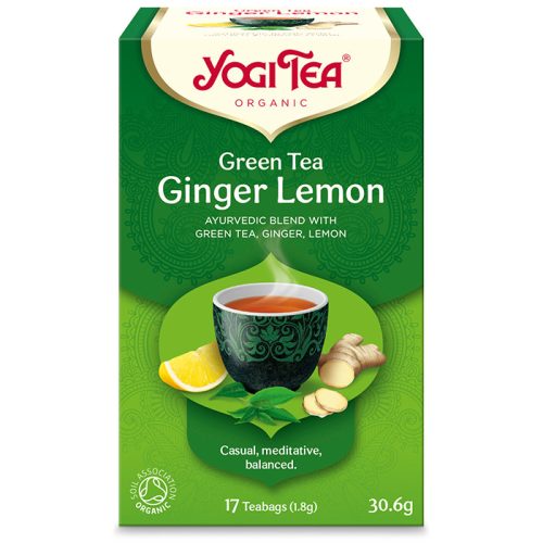 Yogi Tea® Bio Zöld tea gyömbérrel és citrommal