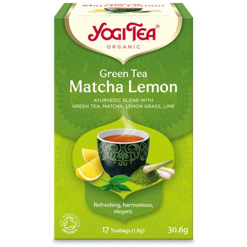 Yogi Tea® Bio Zöld tea matchával és citrommal 30,6g