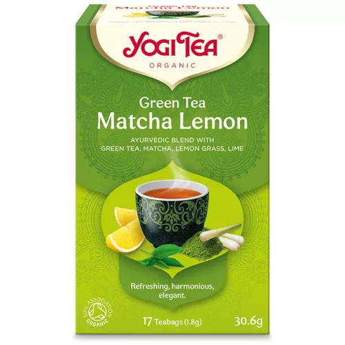 Yogi Tea® Bio zöld tea matchával és citrommal 30,6 g