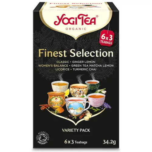 Yogi Tea® Bio Teaválogatás a legfinomabbakból 34,2 g