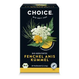   CHOICE® Bio gyógynövénytea édesköménnyel, ánizzsal és köménnyel 40g