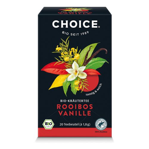 CHOICE® Rooibos vanília bio tea 36g