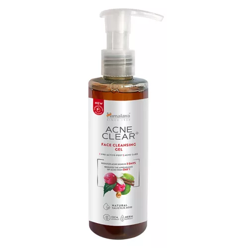 Himalaya Acne Clear+ pattanások elleni arclemosó gél 200 ml