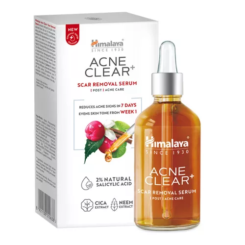 Himalaya Acne Clear+ pattanások utáni hegeltávolító szérum 30 ml