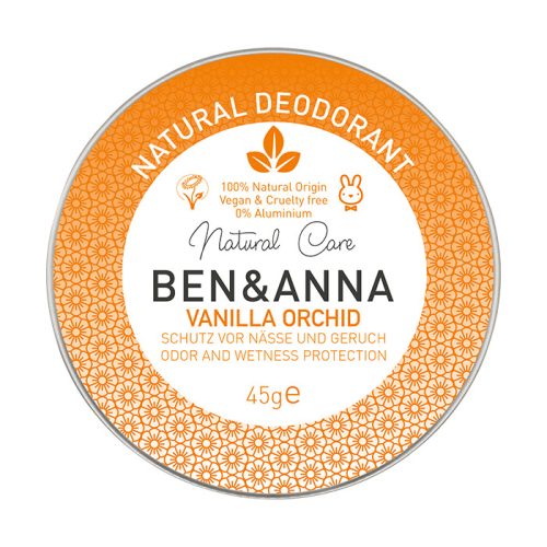 Ben&Anna Vanilla Orchid natúr tégelyes krémdezodor 45g
