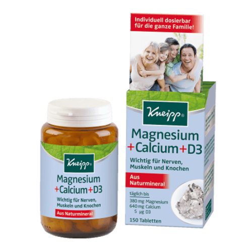Kneipp Magnézium+Calcium+D3 tabletta 150db
