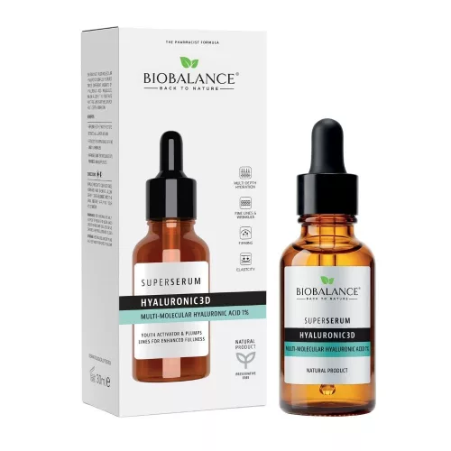 BioBalance 3D hialuronsav szuperszérum arcra 30 ml