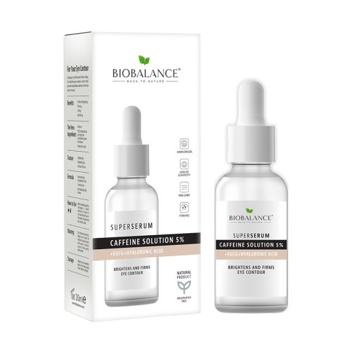 BIOBALANCE KOFFEINES SZUPERSZÉRUM KARIKÁS SZEMKÖRNYÉKRE 30ML