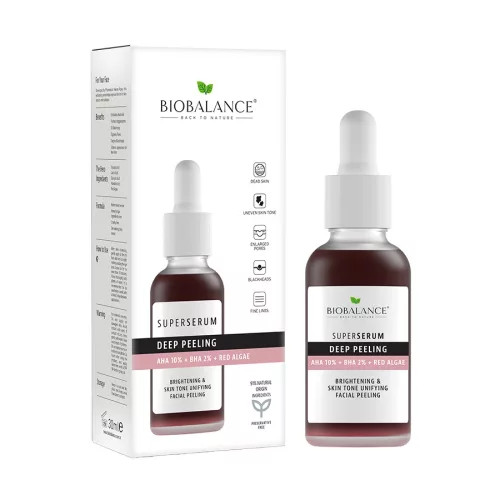 BIOBALANCE MÉLYHÁMLASZTÓ SZUPERSZÉRUM ARCRA 30ML (szépséghibás)