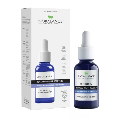 BioBalance Regeneráló éjszakai szuperszérum arcra 30 ml