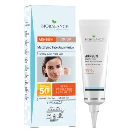   BIOBALANCE SZÍNEZETT HIDRATÁLÓ ÉS MATTÍTÓ FÉNYVÉDŐ ARCKRÉM SPF50+  40ML