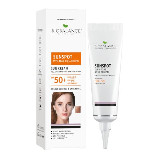 BIOBALANCE HIDRATÁLÓ ÉS BŐRKIEGYENLÍTŐ FÉNYVÉDŐ ARCKRÉM SPF50+ 40ML