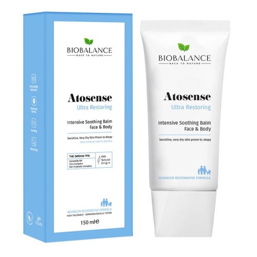 BIOBALANCE  ATOSENSE NYUGTATÓ BALZSAM ARCRA ÉS TESTRE 150ML