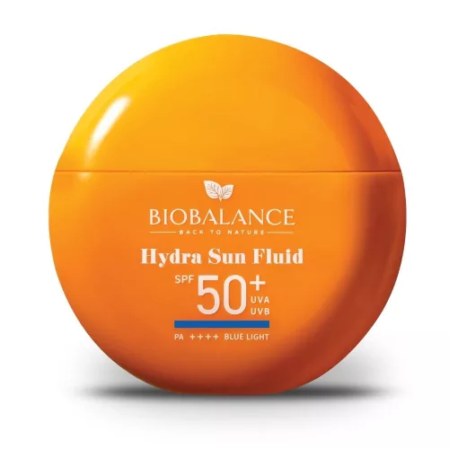 BioBalance Hydra Mélyhidratáló vízálló fényvédő fluid arcra SPF 50+ 40 ml