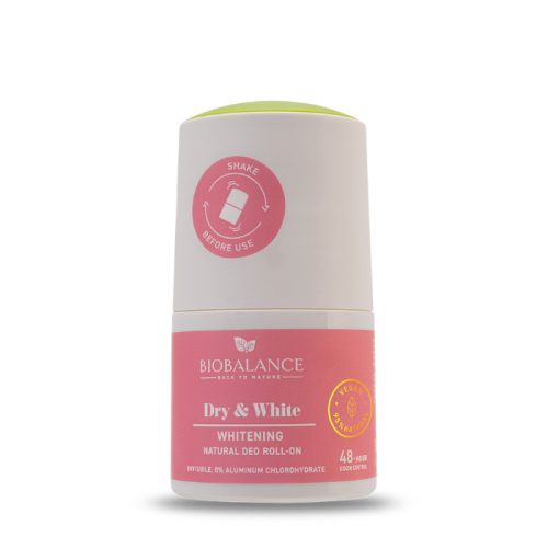 BioBalance Dry&White 48h golyós dezodor fehérítő hatással 50 ml