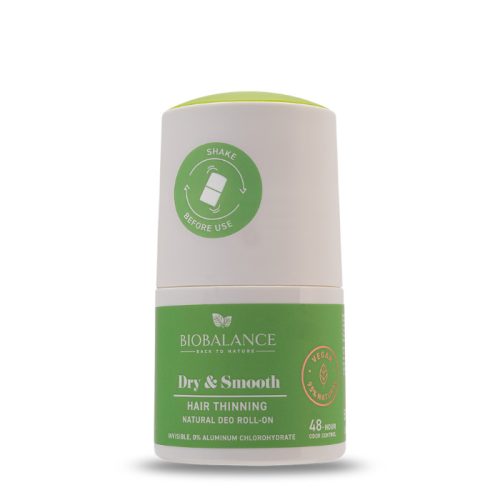 BioBalance Dry&Smooth 48h golyós dezodor szőrnövekedést lassító hatással 50 ml