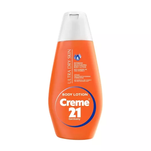 Creme 21 Intenzív hidratáló testápoló mandulaolajjal és E-vitaminnal nagyon száraz bőrre 400 ml